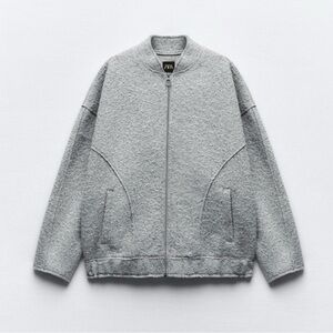 Zara Oversized Bomber Jacket